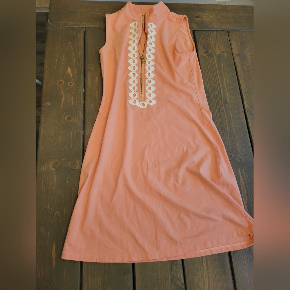 Spartina peach dress size extra small